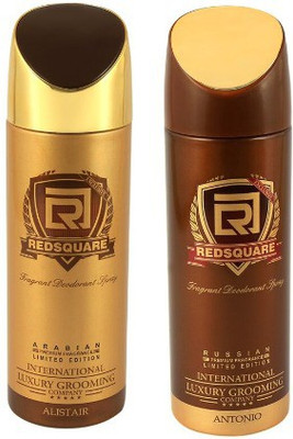 

Red Square ANTONIO ALISTAIR Combo Set of 2 Deodorant Spray - For Men(175 ml)