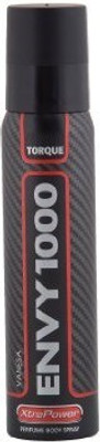 

Vanesa Envy 1000 Xtra Power Black Torque Deodorant Spray - For Men(130 ml)