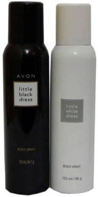 

Avon Little Black And White Dress (Set) Body Spray - For Women(300 ml, Pack of 2)