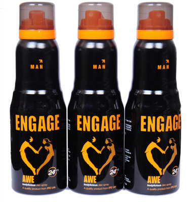 

Engage AWE Deodorant Spray - For Men(450 ml, Pack of 3)