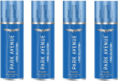 

Park Avenue Fiesta Pure Body Mist - For Men(135 ml, Pack of 4)