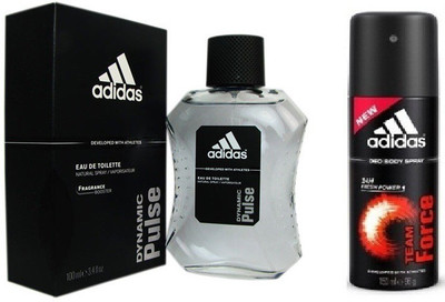 

ADIDAS The Dynamic Pulse EDT & Team Force Deo combo Body Spray - For Men(250 ml)