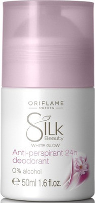 

Oriflame Sweden Silk Beauty White Glow Deodorant Roll-on - For Women(50 ml)