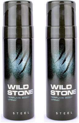 

Wild Stone Steel Body Spray - For Men(240 ml, Pack of 2)