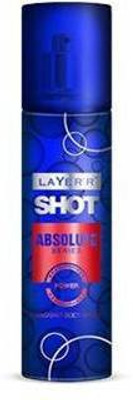 

Layer'r Shot Absolute Series Power Body Spray - For Men(135 ml)