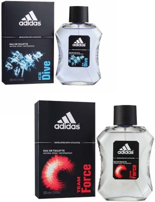 ADIDAS The EDT Combo's Pure Game & Ice Dive Deodorant Spray  -  For Men(100 ml)