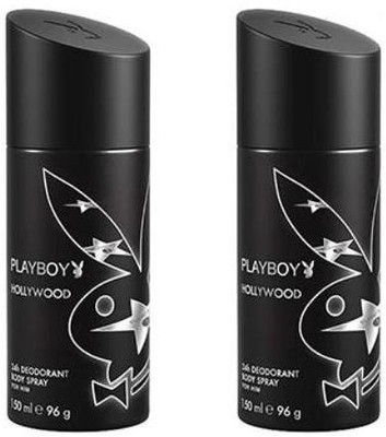 PLAYBOY Hollywood Deodorant Spray - For Men(150 ml)