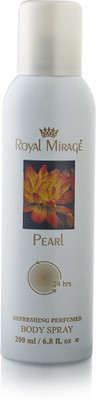 

Royal Mirage Pearl Deodorant Spray - For Women(200 ml)