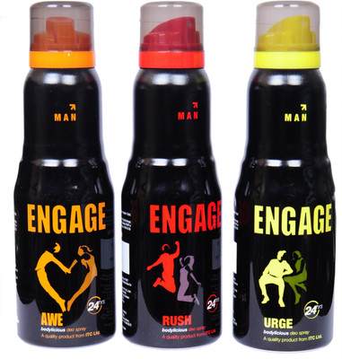 

Engage AWE,RUSH ,URGE Deodorant Spray - For Men(450 ml)