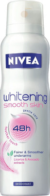 Nivea Whitening Smooth Skin Deodorant Spray with 33% Extra(150 ml)