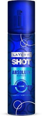 

Layer'r Shot - Absolute Series - Game Deodorant Spray - For Men(135 ml)