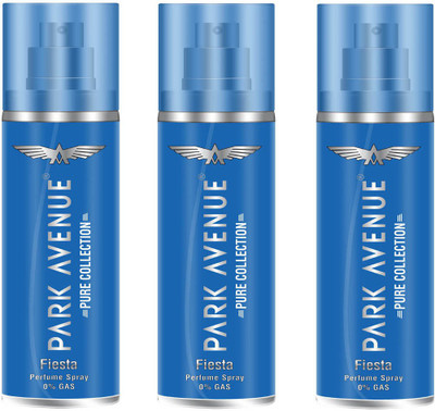 

Park Avenue Fiesta Pure Collection Body Mist - For Men(135 ml, Pack of 3)