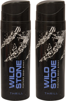 

Wild Stone 2 Thrill Deodorant Spray - For Men(200 ml, Pack of 2)
