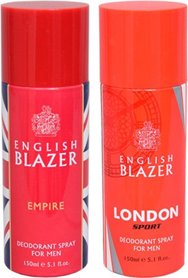 

English Blazer 1 LONDON SPORT::1 EMPIRE Deodorant Spray - For Men(300 g, Pack of 3)