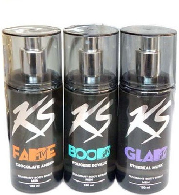 

KamaSutra Fame, Boom, Glam 145 ml each Body Spray - For Men(435 ml, Pack of 3)