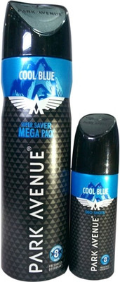 Park Avenue Cool Blue 167g+27g Deodorant Spray - For Men(194 g)