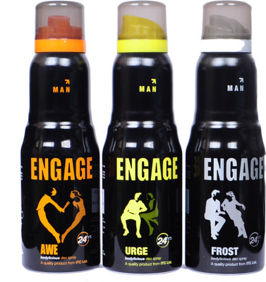 

Engage AWE,URGE,FROST Deodorant Spray - For Men(450 ml)