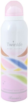 

Rasasi Twinkel Pour Femme Deodorant Spray - For Women(200 ml)