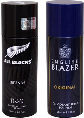 

English Blazer 1 LEGENDS::1 ORIGINAL Deodorant Spray - For Men(200 g, Pack of 2)