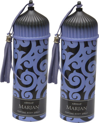

Armaf Marjan 2 Blue Body Spray - For Men & Women(400 ml, Pack of 2)