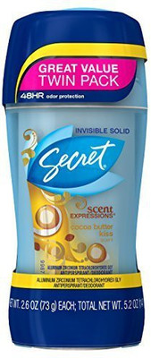 

Secret Scent Expressions Cocoa Butter Kiss Scent Women's Invisible Solid Antiperspirant & Deodorant Deodorant Roll-on - For Women(77 ml)