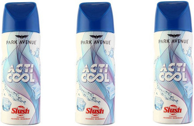 

Park Avenue Slush Deodorant Spray - For Men(390 ml, Pack of 3)