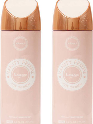 

Armaf vanity femme Deodorant Spray - For Women(400 ml, Pack of 2)