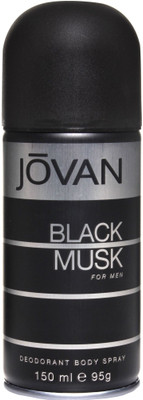 

Jovan Black Musk Deodorant Spray - For Men(150 ml)