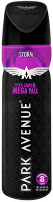 

Park Avenue STORM Super Saver Mega Pack Deodorant Spray - For Men(167 ml)