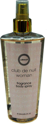 Armaf club de nuit clearance woman fragrance body spray 250ml