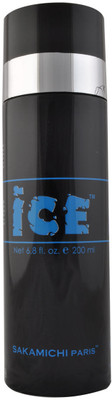 

Sakamichi Paris Ice Blue Deodorant Spray - For Men(200 ml)