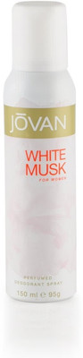 

Jovan White Musk Deodorant Spray - For Women(150 ml)