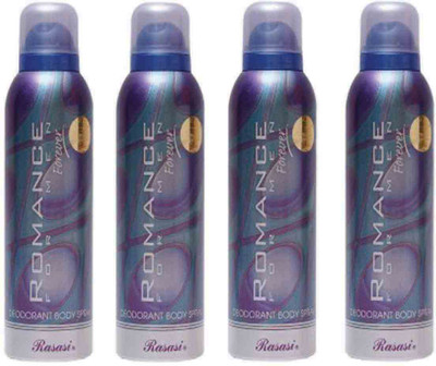 16 OFF on RASASI Romance Men Forever Deo Spray Set 4 BV Body Mist