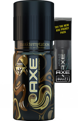

AXE Dark Temptation with Pocket Pack Deodorant Spray - For Men(150 ml)