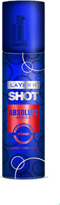 

Layer'r Shot Absolute Power Deodorant Spray - For Men & Women(135 ml)