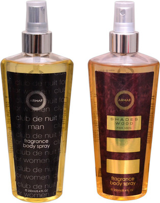 

Armaf 1 CLUB DE NUIT MEN::1 SHADES WOOD Body Mist - For Men & Women(500 ml, Pack of 2)