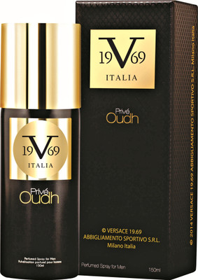 V 19.69 Italia Prive Oudh Deodorant Spray - For Men(150 ml)