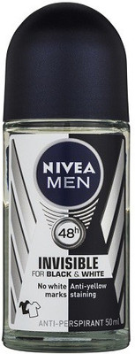 

Nivea Invisible for Black and white Deodorant Roll-on - For Men(50 ml)