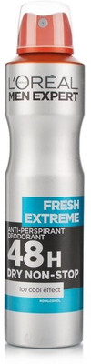 

L'Oreal Paris Fresh Extreme 48 H Deodorant Spray - For Men(150 ml)