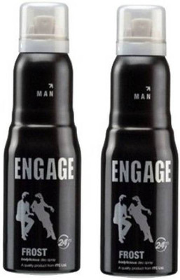 

Engage Frost and Frost Deodorant Spray - For Men(300 ml, Pack of 2)