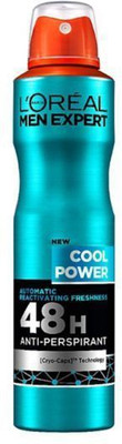 

L'Oreal Paris 48H Cool Power Anti-Perspirant Deodorant Spray - For Men(250 ml)