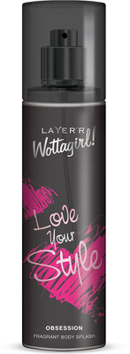 

LAYER`R - WOTTAGIRL! - LOVE YOUR STYLE OBSESSION Deodorant Spray - For Women(135 ml)