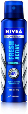

Nivea Fresh Active Deodorant Spray - For Men(150 ml)
