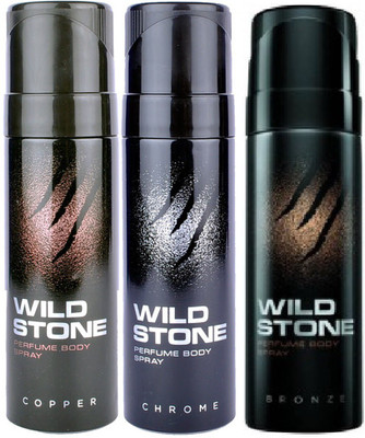 

Wild Stone Copper Bronze and Chrome Deodorant Body Spray - For Men(360 ml)