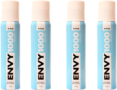 

Envy 1000 4 WINK DEO Deodorant Spray - For Women(460 g, Pack of 4)