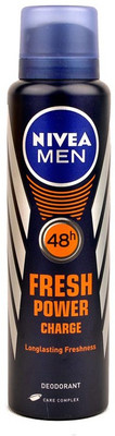 

Nivea 48hr Fresh Power Charge Deodorant Spray - For Men(150 ml)