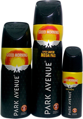 

Park Avenue Good Morning 167gm+100gm+35gm Deodorant Spray - For Men(302 g)