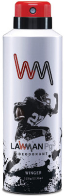 

LAWMAN PG3 Winger Deodorant Spray - For Men(210 ml, Pack of 3)