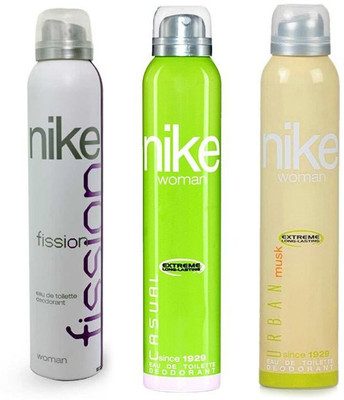 

Nike Fission Casual Urban Musk Body Spray - For Women(600 ml, Pack of 3)