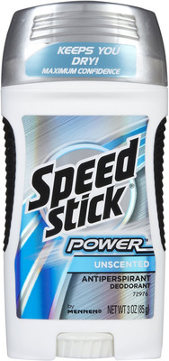 

Speed Stick Power Unscented Antiperspirant Deodorant Stick - For Men(85 g)